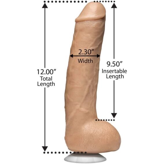 Doc Johnson: John Holmes Realistic Moulded Cock (ultraskyn 12-inch)