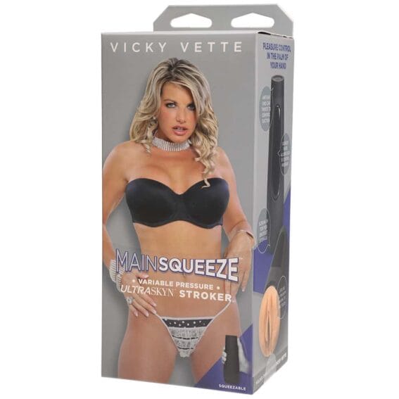 Main Squeeze By Doc Johnson - Vicky Vette Realistic Ultraskyn Stroker