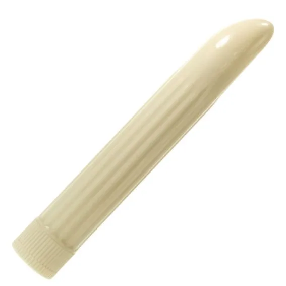 Minx – Sensuous Ribbed Multi-speed Vibrator (6-inch White)