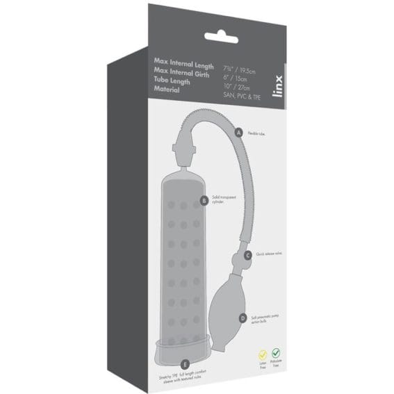 Linx - Pumped Up Penis Pump (smoke)