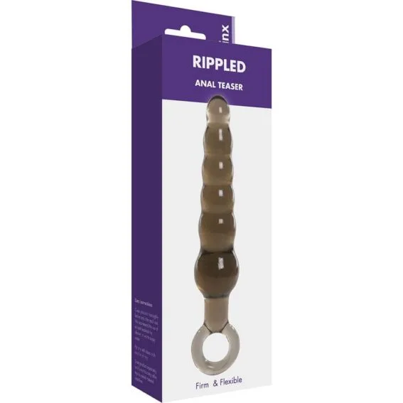 Kinx - Rippled Firm & Flexible Anal Teaser (6-inch Brown)