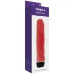 Kinx – Osiris 6 Realistic Vibrator (red/pink) (6-inch)
