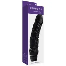Kinx – Rambo 7 Realistic Vibrator (black) (7-inch)