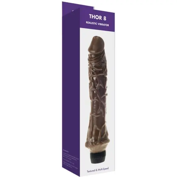 Kinx – Thor 8 Realistic Vibrator (brown) (8-inch)