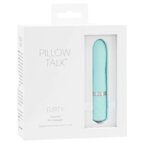 Pillow Talk - Flirty Rechargeable Bullet Vibrator (teal)