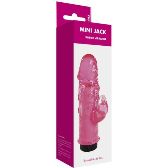 Minx – Mini Rabbit Vibrator (pink) (3-inch)
