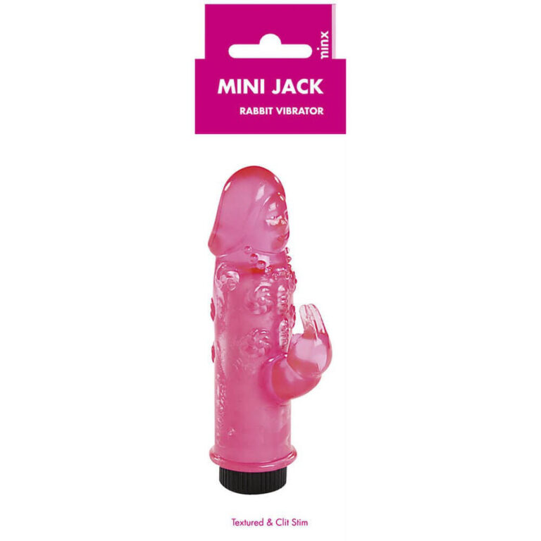 Minx - Mini Rabbit Vibrator (pink) (3-inch)
