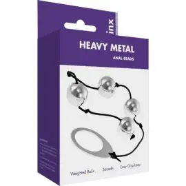 Kinx – Heavy Metal Weighted Anal Beads (chrome)