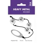 Kinx – Heavy Metal Weighted Anal Beads (chrome)