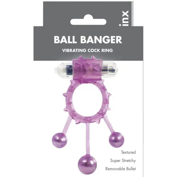 Linx – Ball Banger Cock Ring (purple)