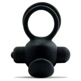 Mr Cock Vibrating Silicone Cockring – The Ultimate (black)