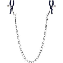 Kinx – Squeeze-n-please Nipple Clamps With Chain (chrome)