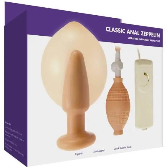 Kinx - Zeppelin Inflatable Butt Plug (flesh)