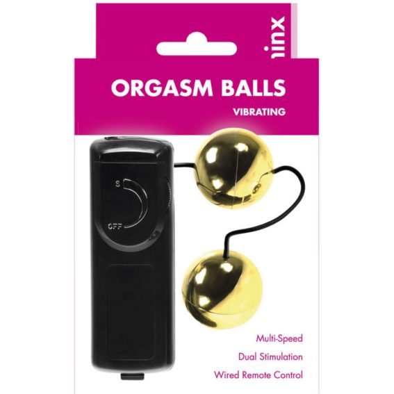 Minx – Orgasm Balls Vibrating Balls (gold)