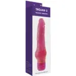 Kinx – Trojan 5 Realistic Vibrator (pink) (5-inch)