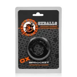 Oxballs – Sprocket Super-stretch Cockring (black)