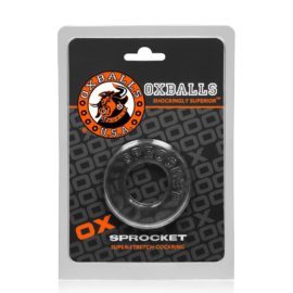 Oxballs – Sprocket Super-stretch Cockring (clear)
