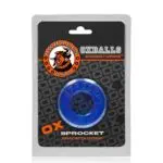 Oxballs – Sprocket Super-stretch Cockring (blue)