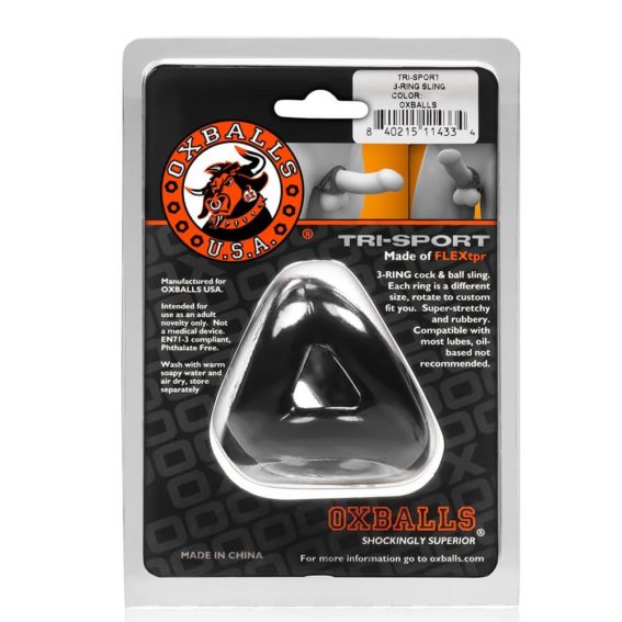 Oxballs - Tri Sport Adjustable-fit Cocksling (black)