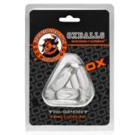 Oxballs – Tri Sport Adjustable-fit Cocksling (clear)