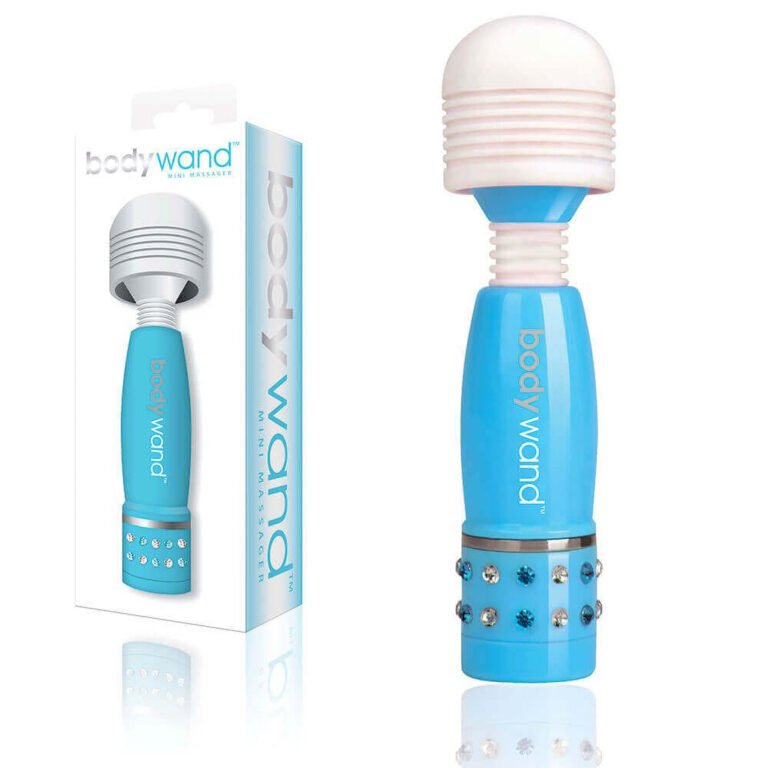 Bodywand Massager – Mini Sexual Wand (blue 4-inch) Bodywand Massager - Mini Sexual Wand (blue 4-inch)
