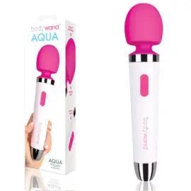Bodywand Massager – Aqua 8-function Sexual Wand (pink/white)