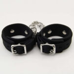Bound To Please - Silicone Universal Cuffs (silver Metal Detail)