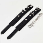 Bound To Please - Silicone Universal Cuffs (silver Metal Detail)