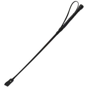 Bound Noir - Nubuck Leather Riding Crop