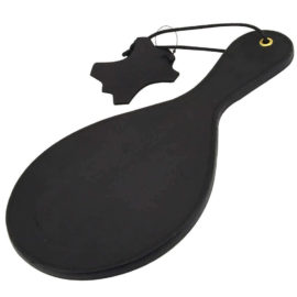 Bound Noir – Nubuck Leather Paddle (with Brass Stud Detail)