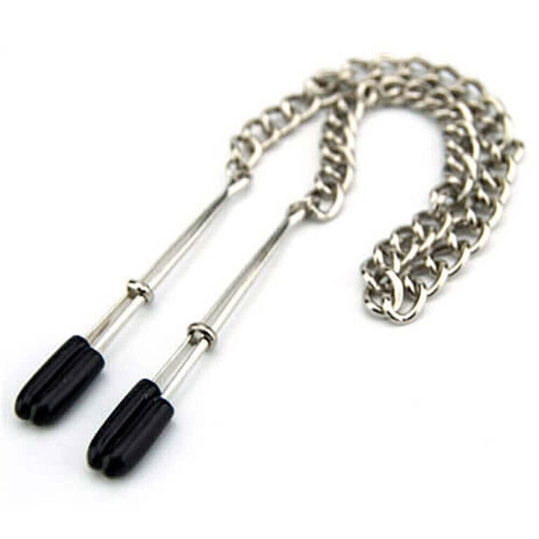 Bound To Please - Metal Nipple Clamps & Chain