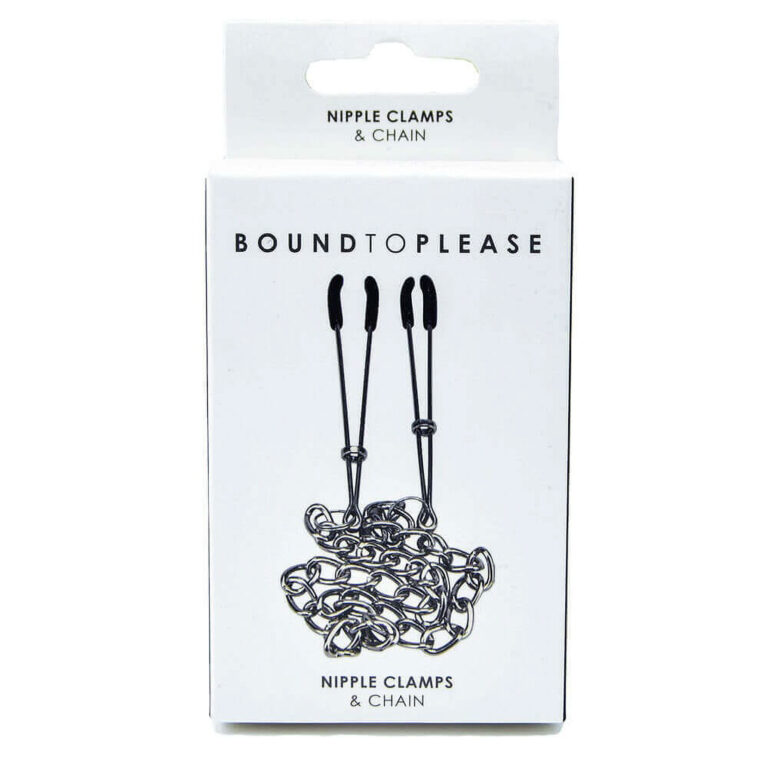 Bound To Please - Metal Nipple Clamps & Chain