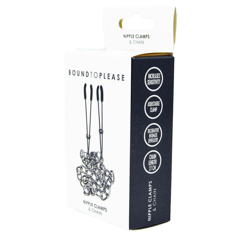 Bound To Please - Metal Nipple Clamps & Chain