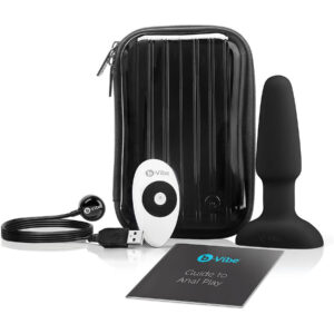 B-vibe Rimming - Rotating Vibrating Remote Control Anal Plug (black)