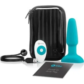 B-vibe Rimming – Rotating Vibrating Remote Control Anal Plug (teal)