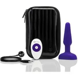 B-vibe Trio – 3 Motor Pulsating Vibrating Remote Control Anal Plug (purple)