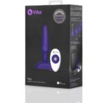B-vibe Trio – 3 Motor Pulsating Vibrating Remote Control Anal Plug (purple)