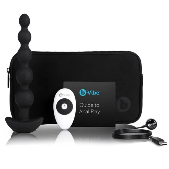 B-vibe Cinco – 3 Motor 15x Vibrating Pattern Remote Control Anal Beads