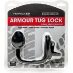 Perfect Fit – Armour Tug Lock And Butt Plug (black)