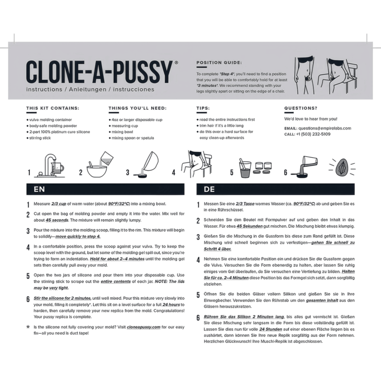 Clone-a-pussy - Hot Pink Lifelike Moulding Kit