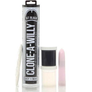 Clone-a-willy - Jet Black Realistic Vibrator Kit