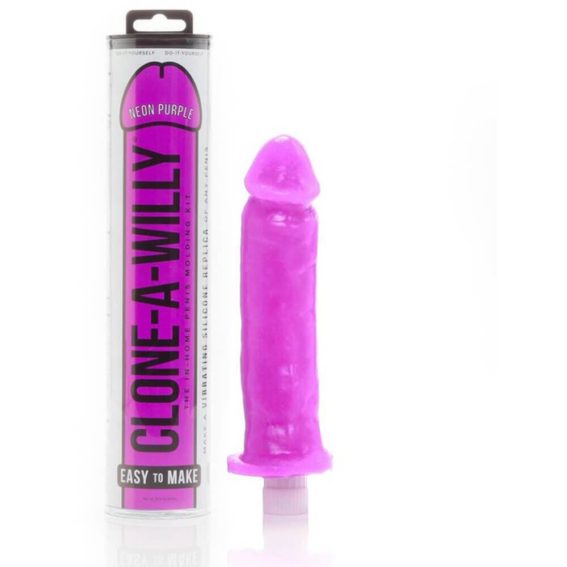 Clone-a-willy – Purple Realistic Vibrator Kit