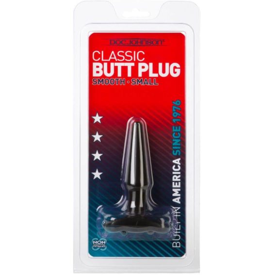 Doc Johnson – Classic Butt Plug (black) (small)