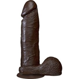 Doc Johnson – Moulded Cock With Suction Cup Base (black) (8-inch)