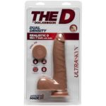 The D By Doc Johnson – Ultraskyn Realistic Dildo Slim – Caramel 7-inch