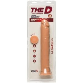 The D By Doc Johnson – Ultraskyn Realistic Dildo – Vanilla 12-inch