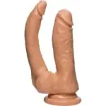 The D By Doc Johnson – Firmskyn Double-dippin Dildo – Vanilla 6-inch