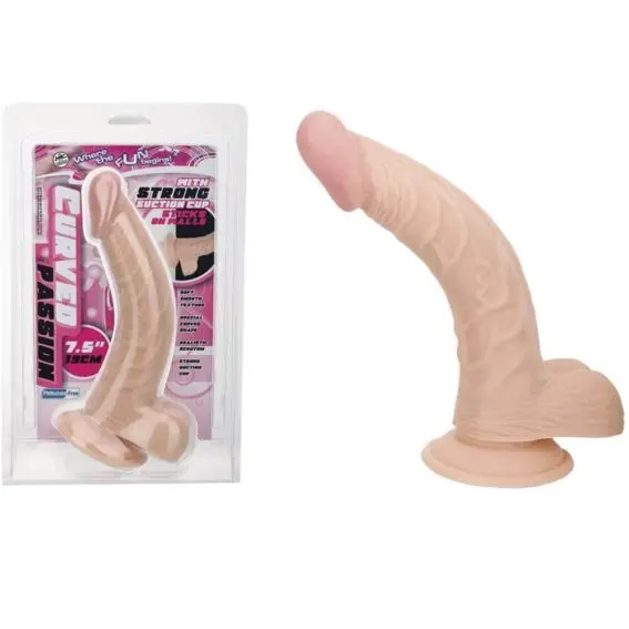 Satisfaction - Curved Passion Dong (flesh) (7.5-inch)
