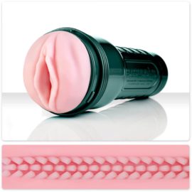 Fleshlight Sex Toys For Men – Vibro Lady Touch (pink Flesh/metal)