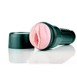 Fleshlight Sex Toys For Men – Vibro Lady Touch (pink Flesh/metal)